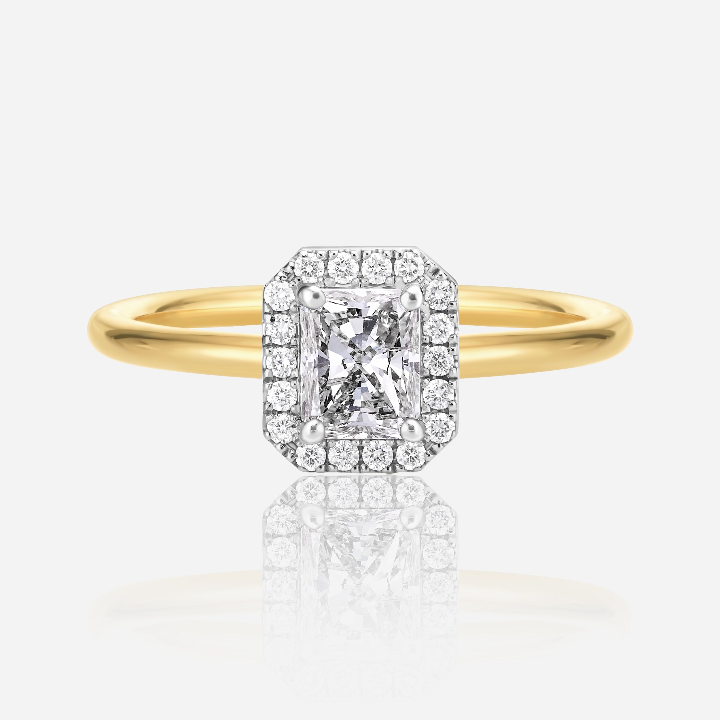 Two Tone Radiant & Pave