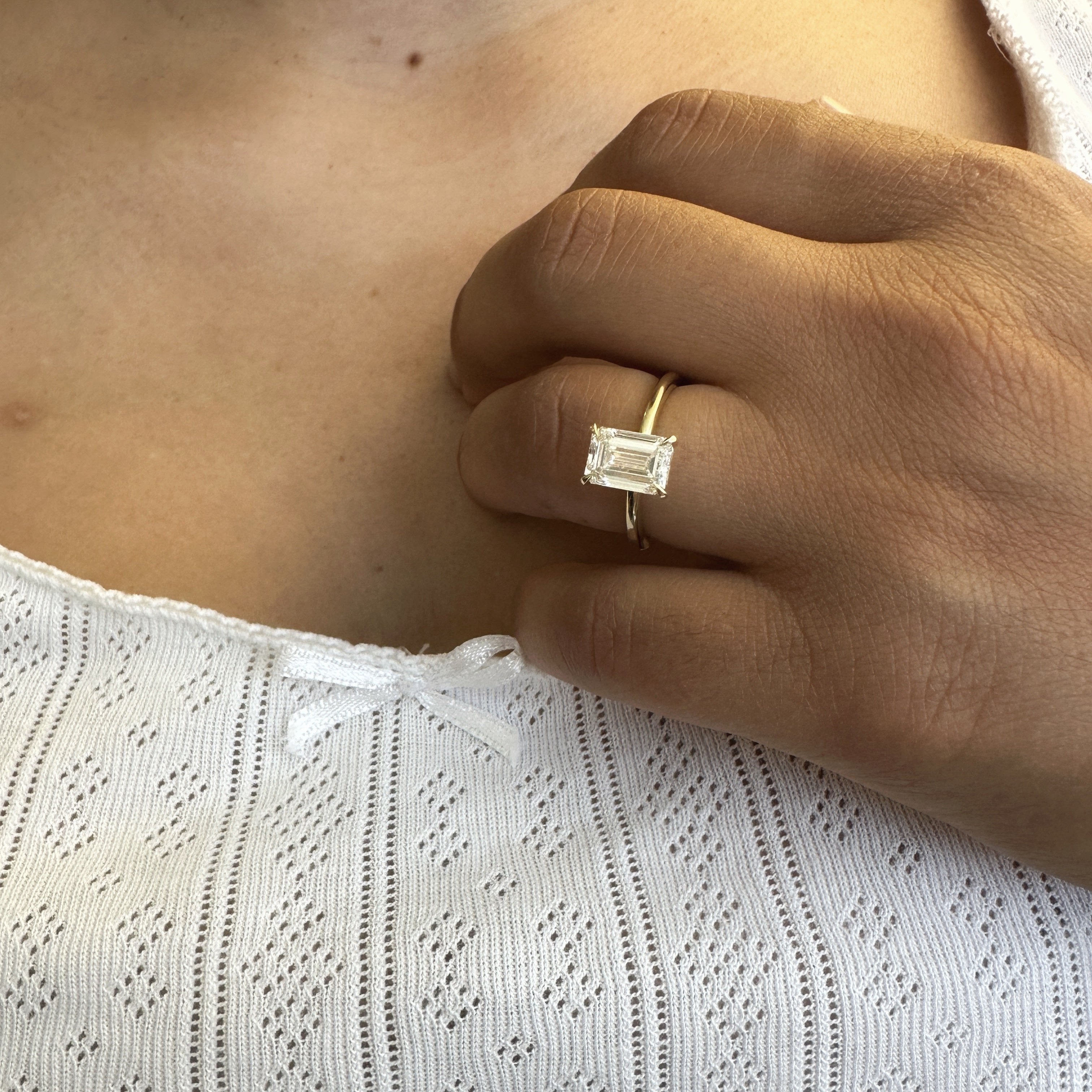 Emerald Cut Solitaire Dream Ring | Lab-Grown