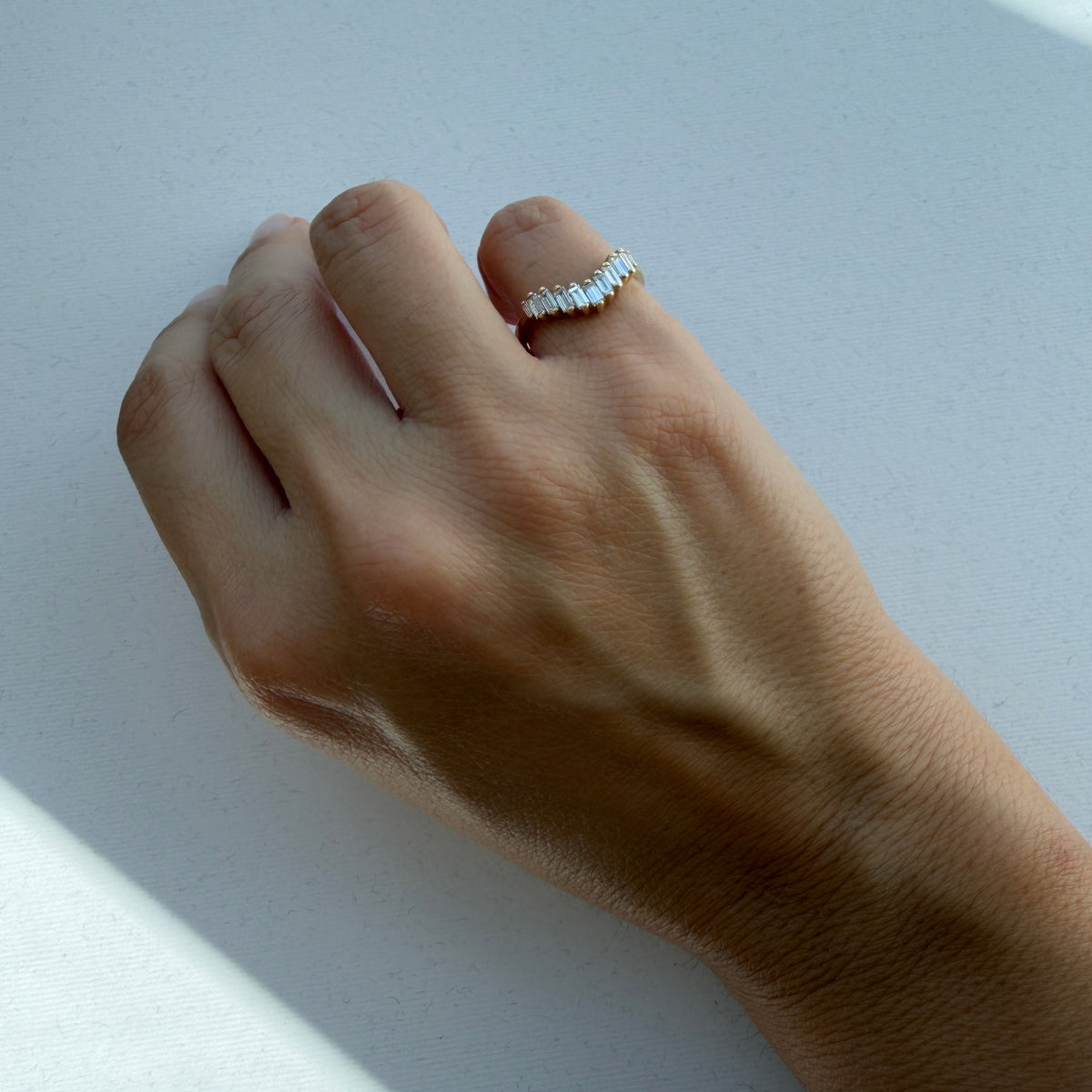 Art Deco V Ring | Small