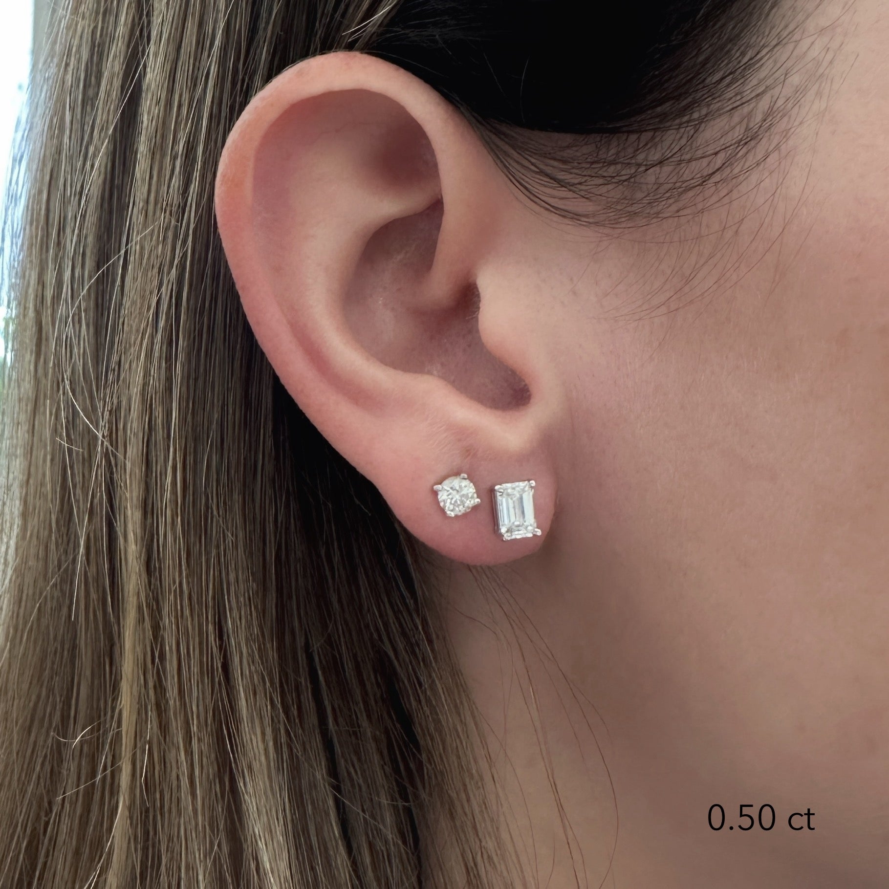 Emerald Studs