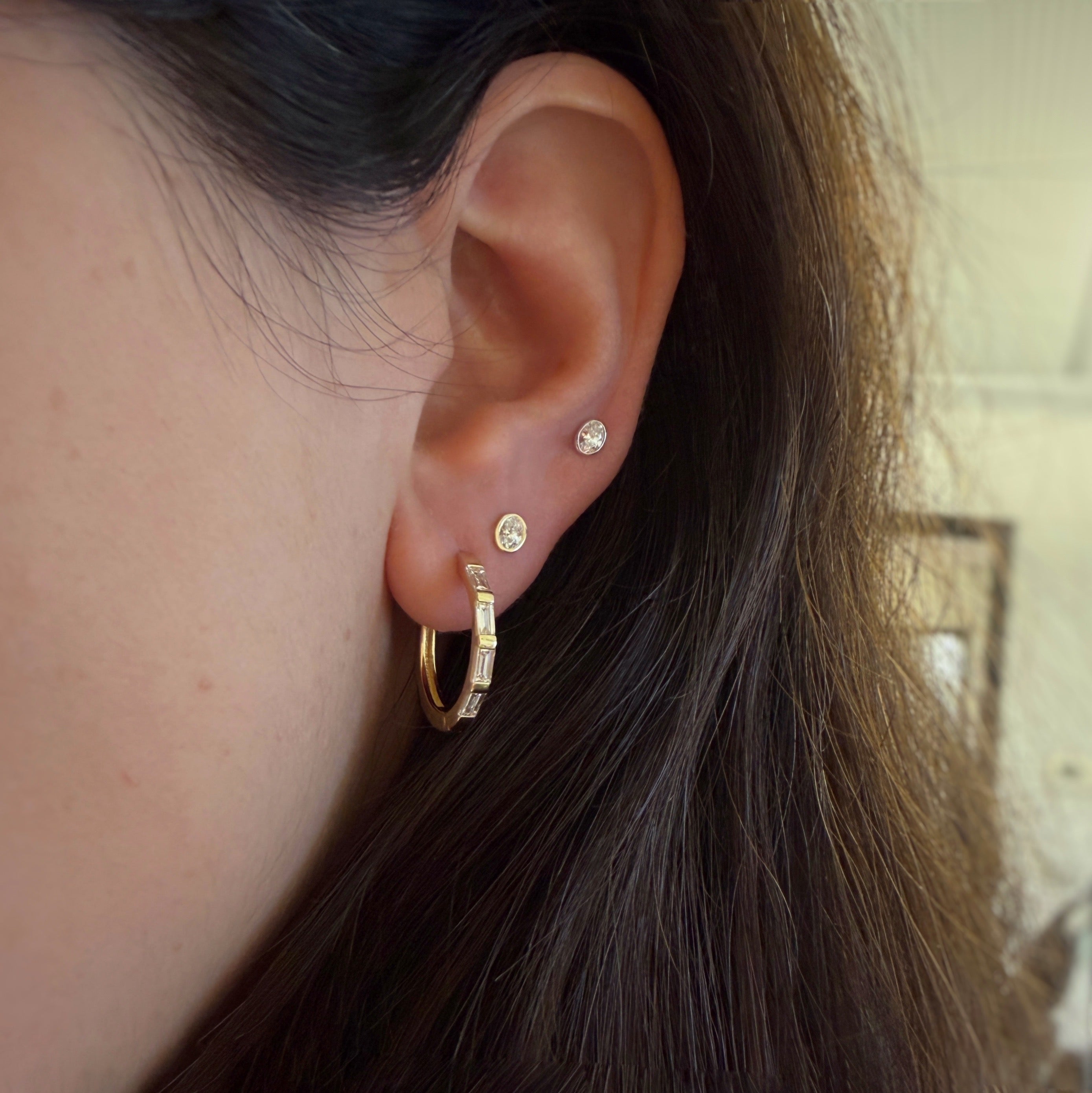 Petite Oval Studs