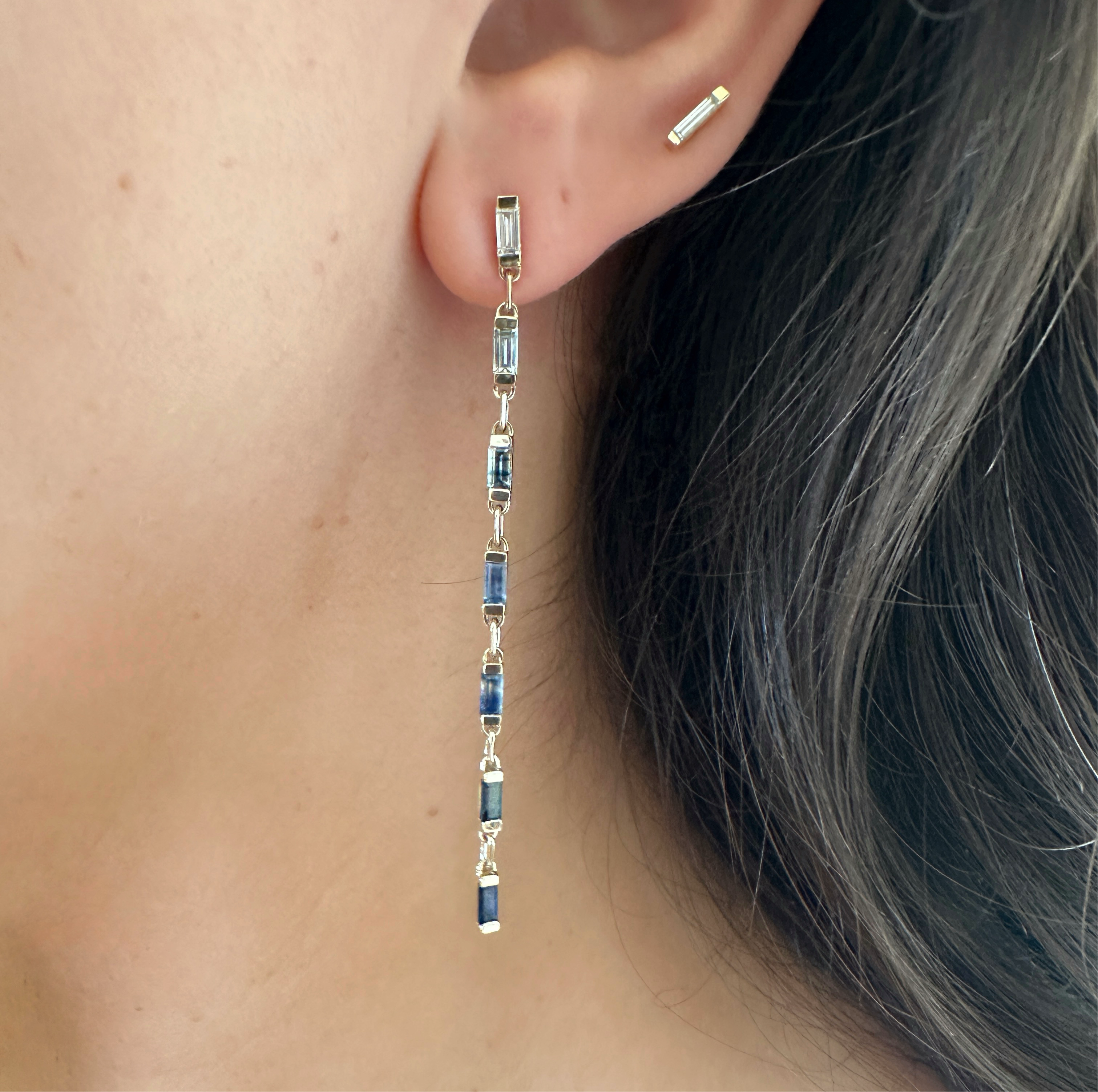 Tie Dye Drop Earrings