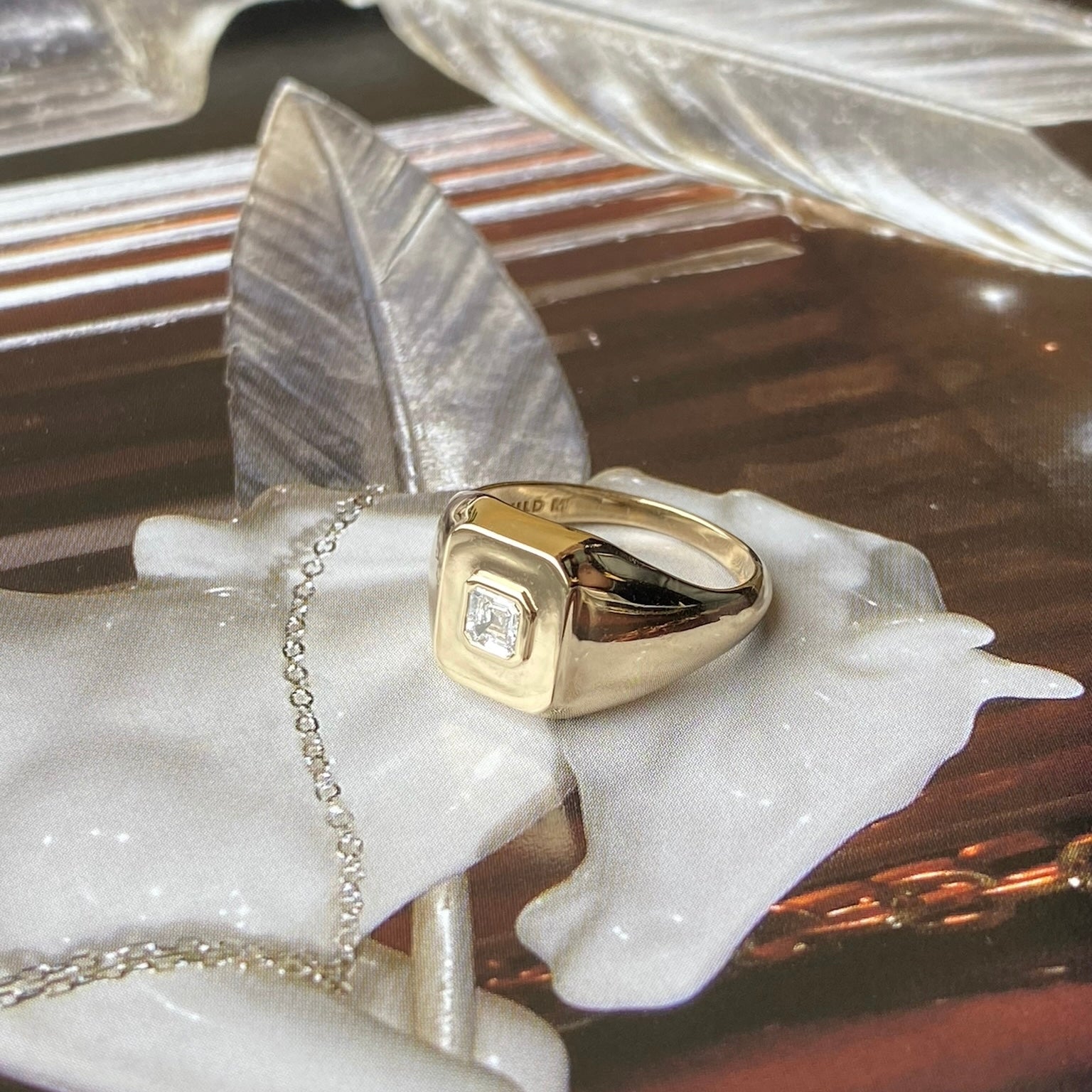 The Signet Ring | Asscher Cut