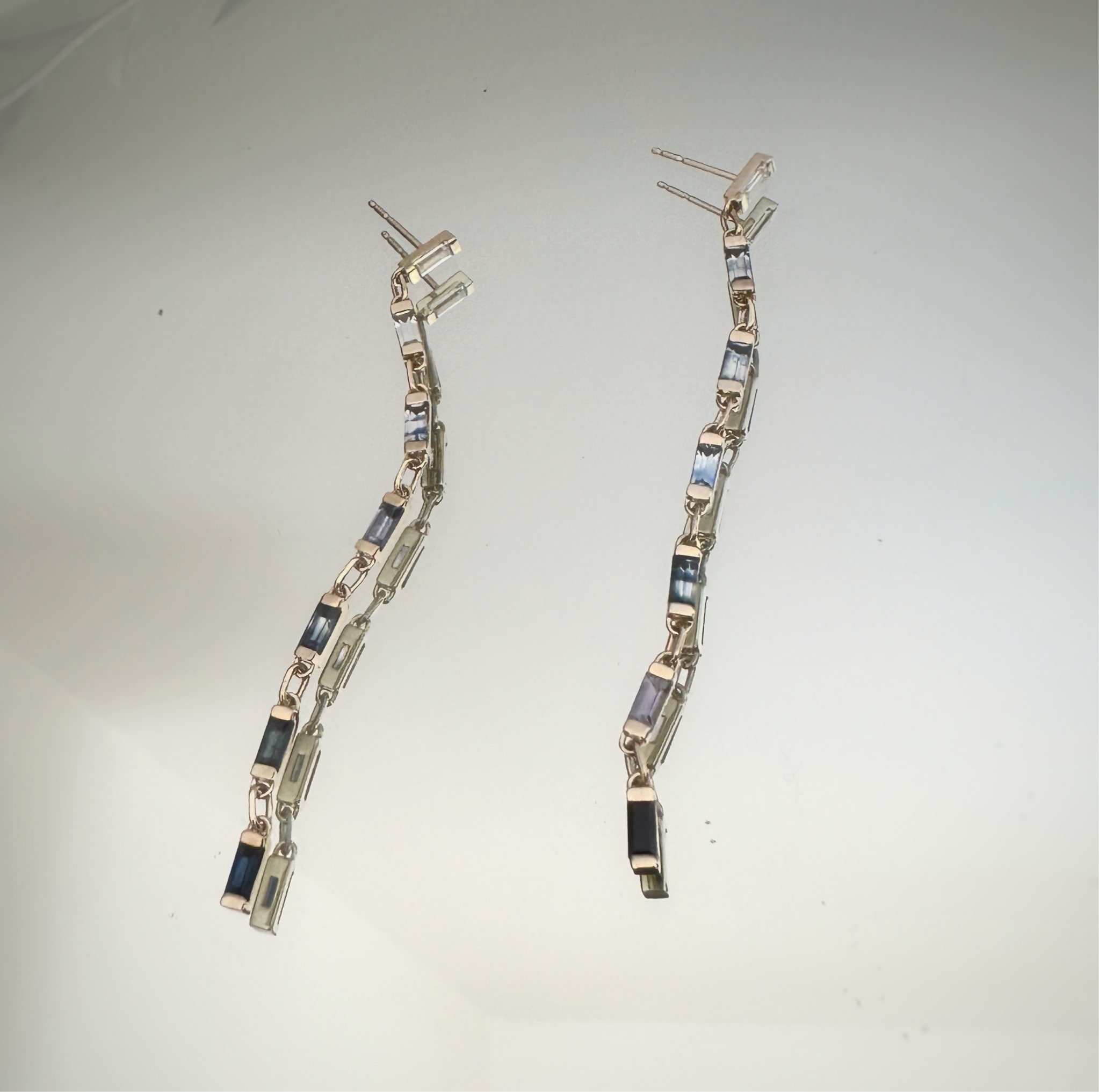 Tie Dye Drop Earrings