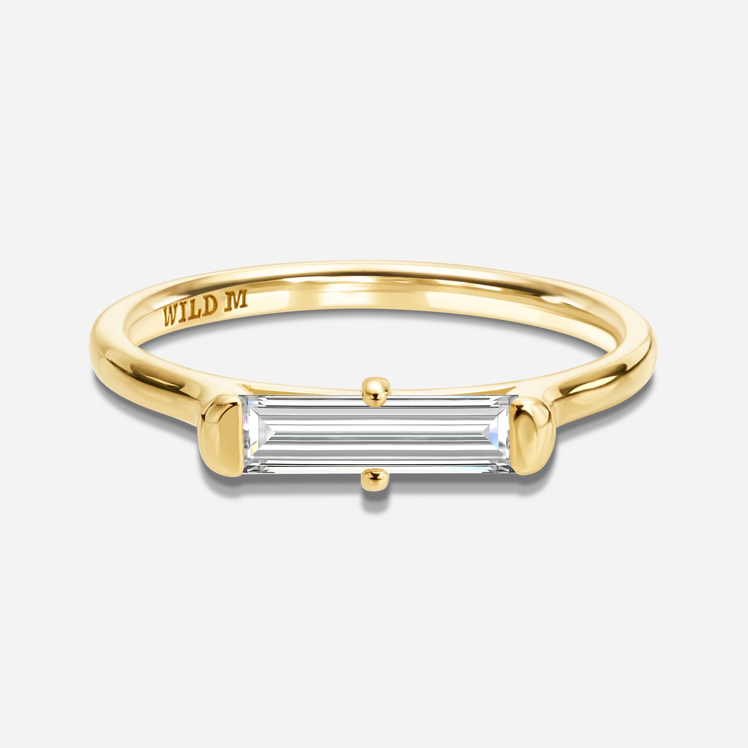 Baguette Solitaire Ring