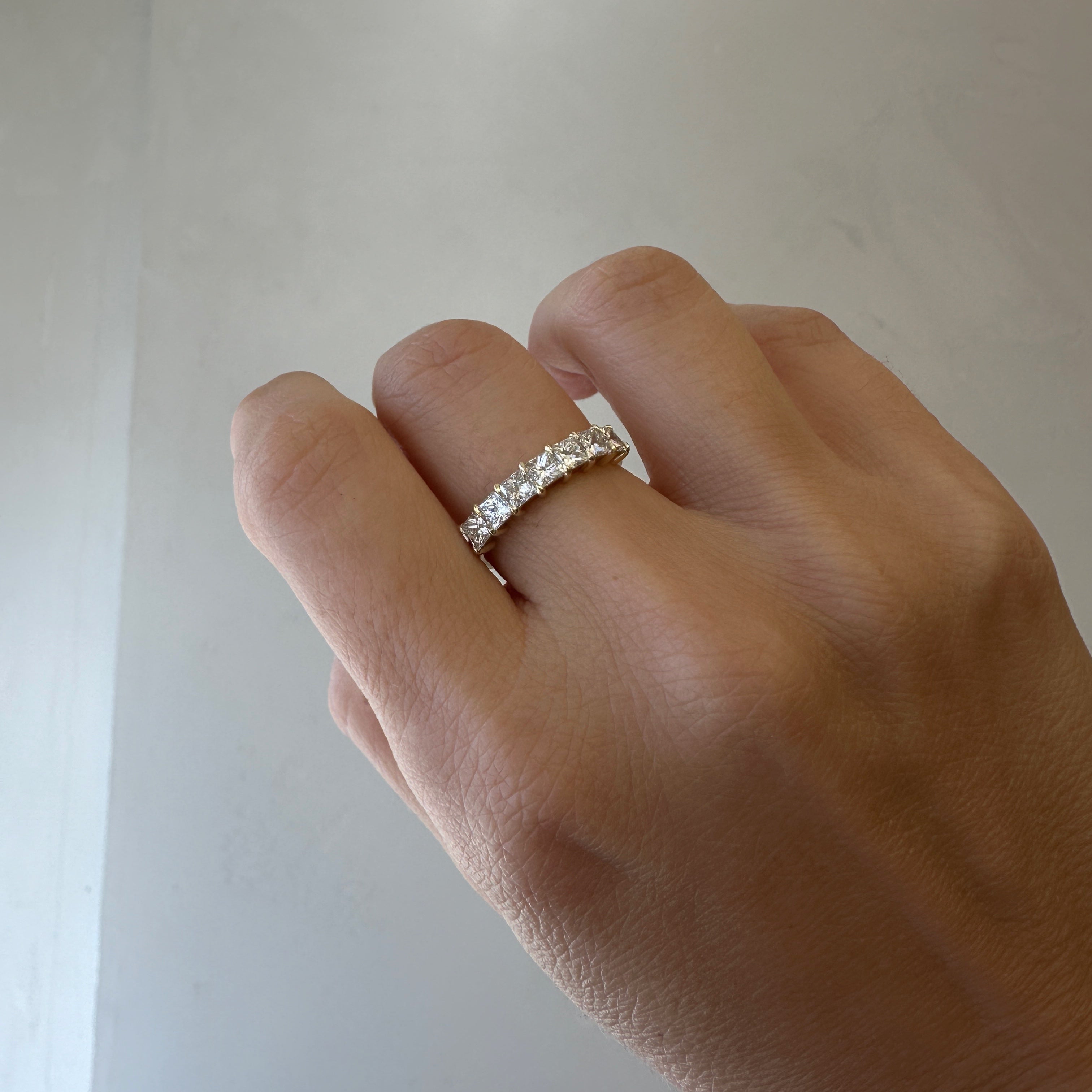 Seven Princess Cut Band