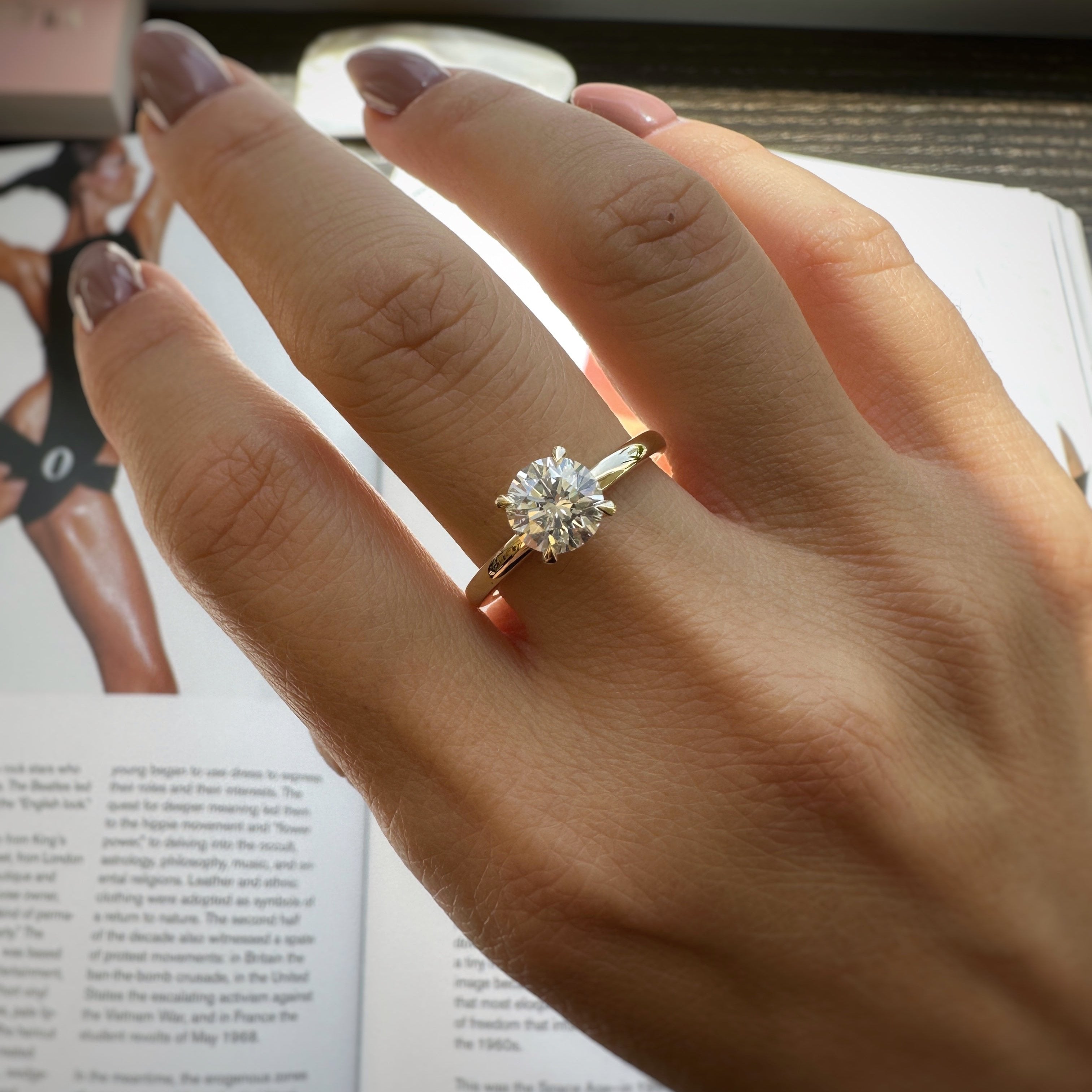 Round Brilliant Solitaire Ring | Lab-Grown