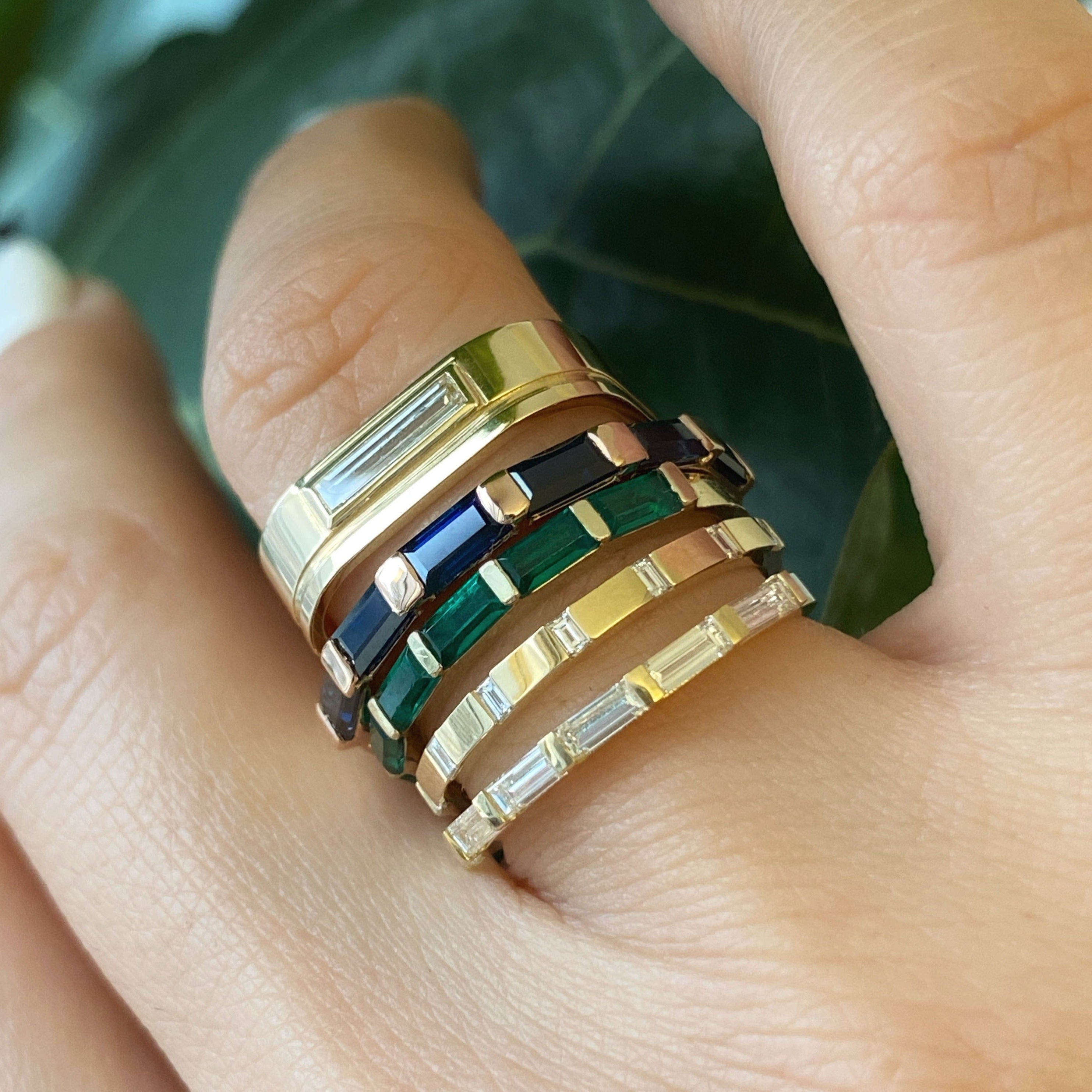 Blue Sapphire Band