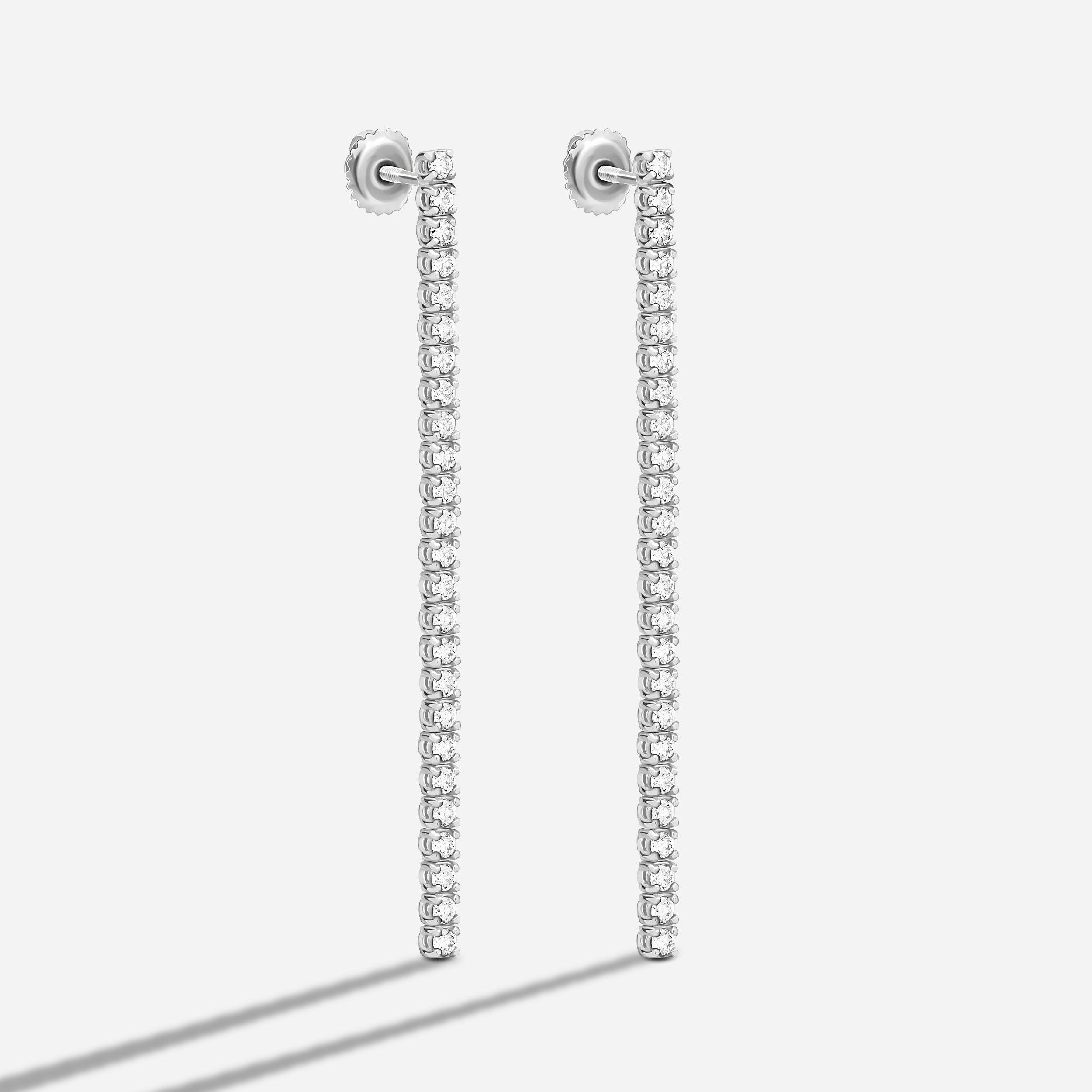 Tennis Drop Earrings