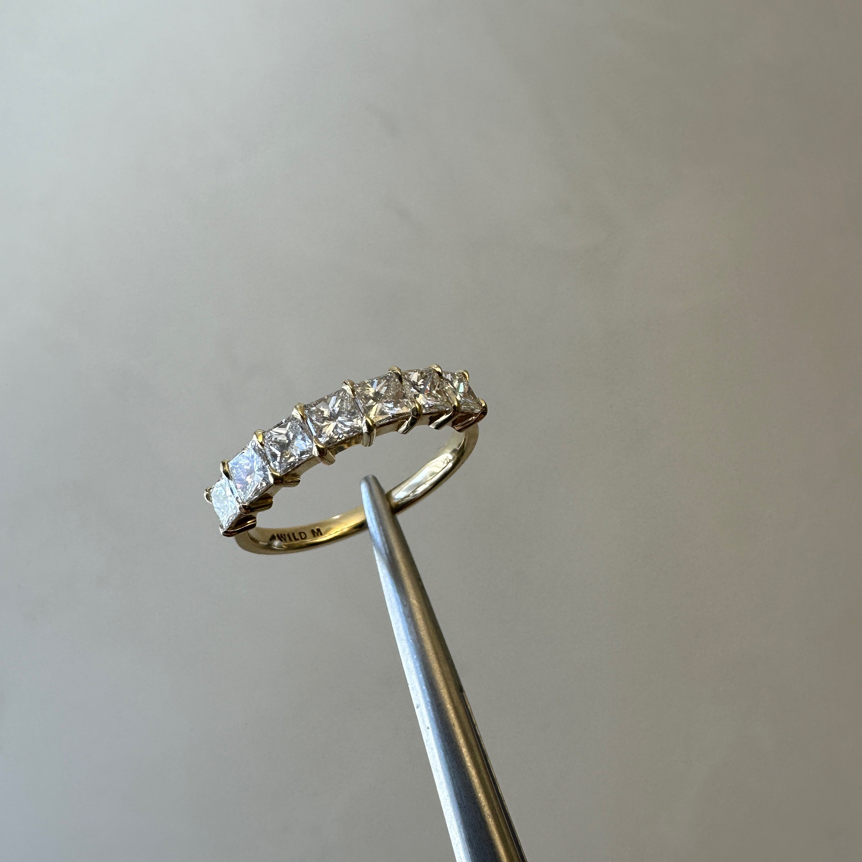 Seven Princess Cut Band