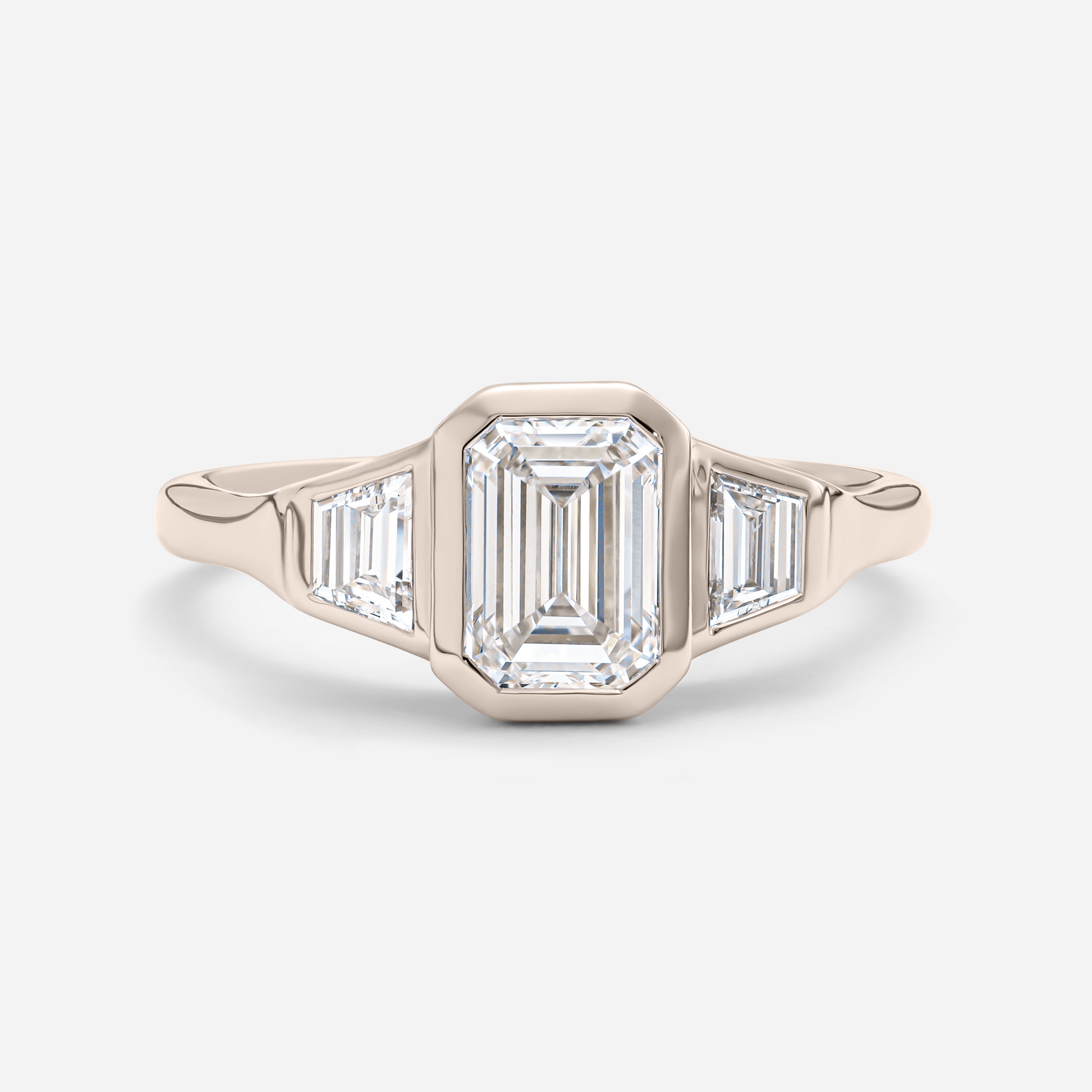 Emerald and Trapezoids Deco