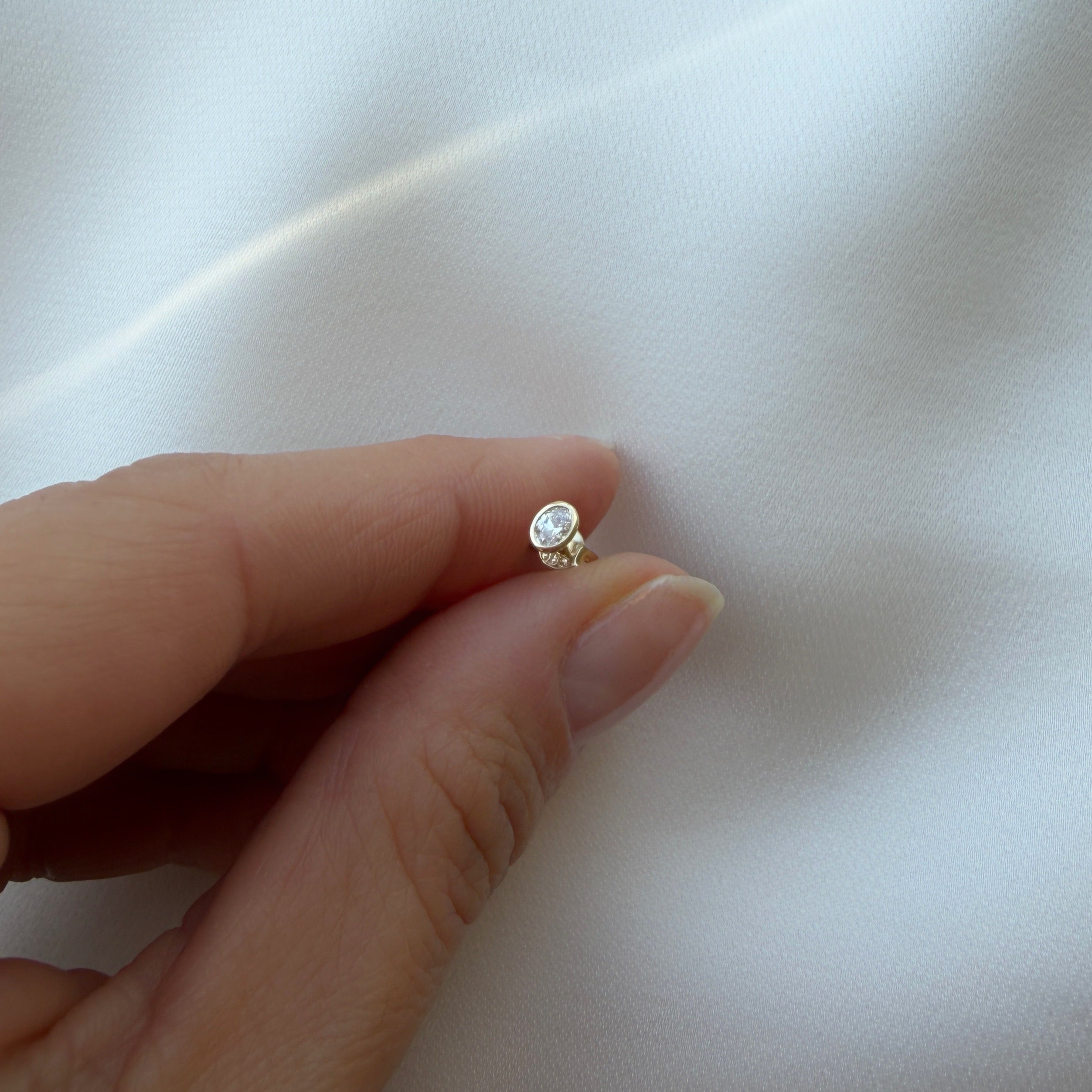 Petite Oval Studs