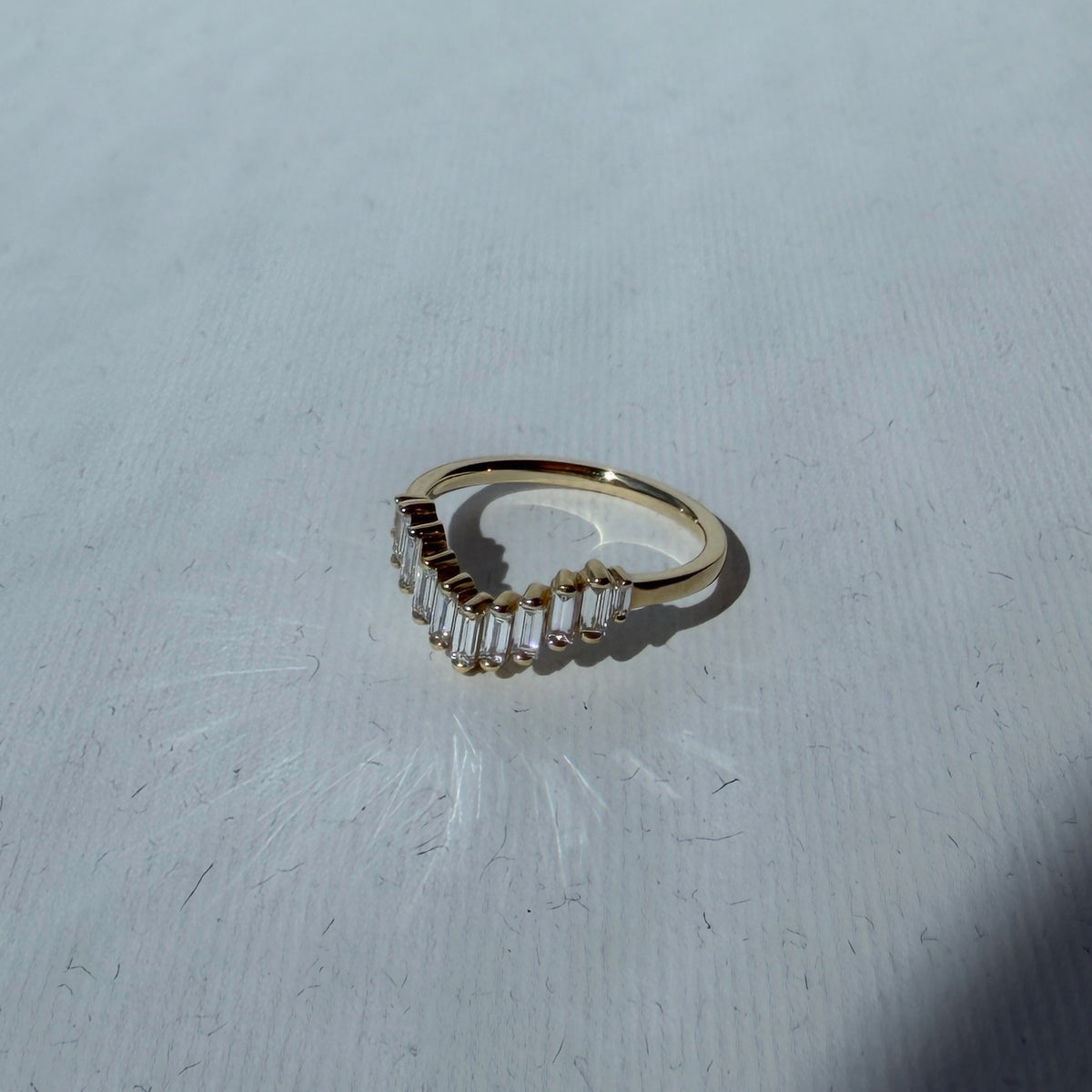 Art Deco V Ring | Small