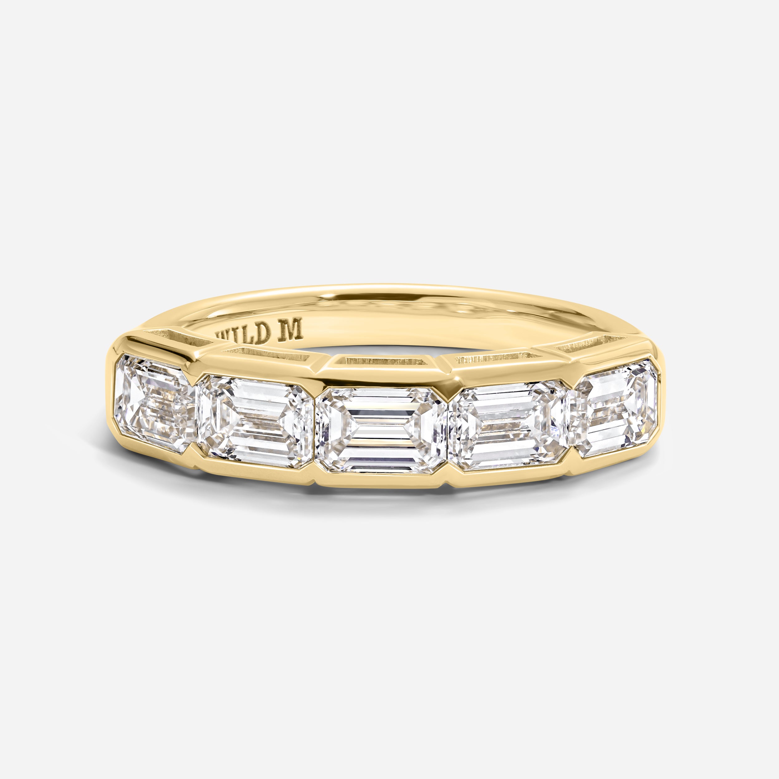 Emerald Row Bezel Band