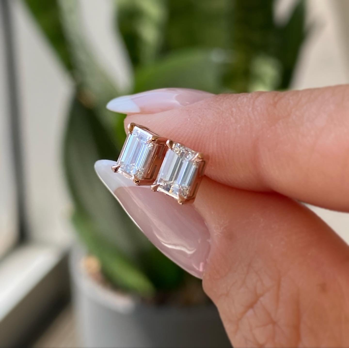 Emerald Studs