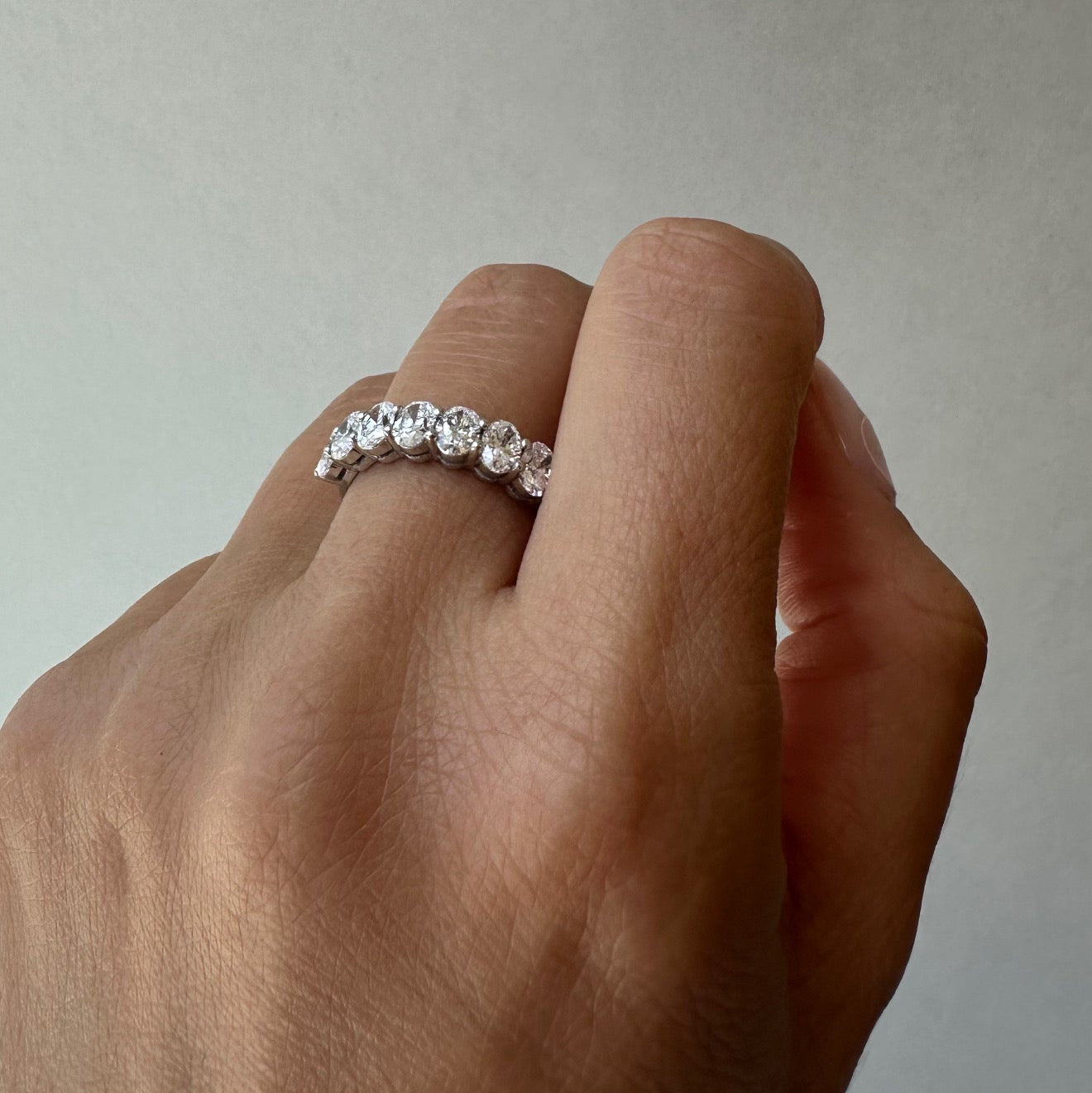 Seven Oval Cut Band | M
