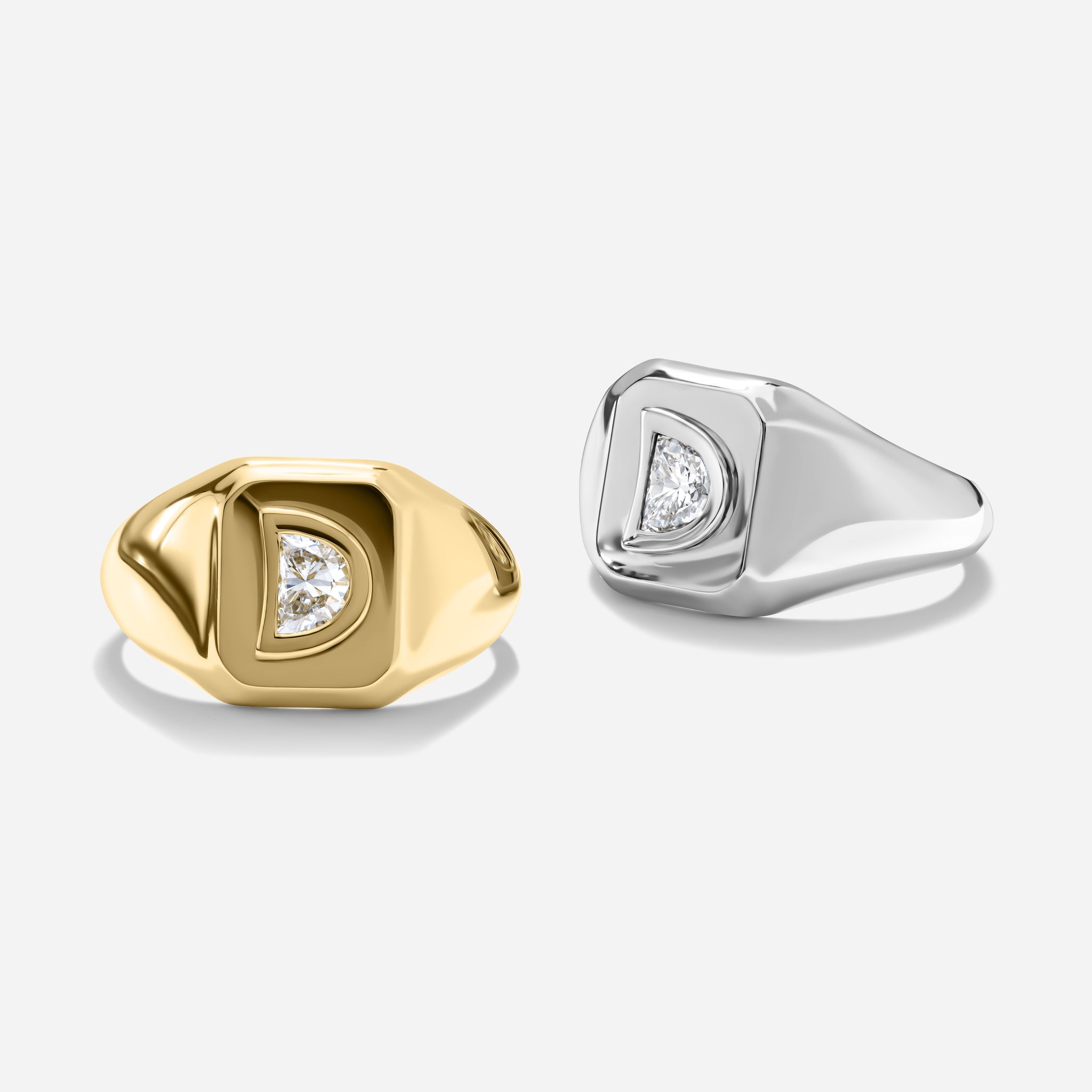 Moon Shine Signet Ring