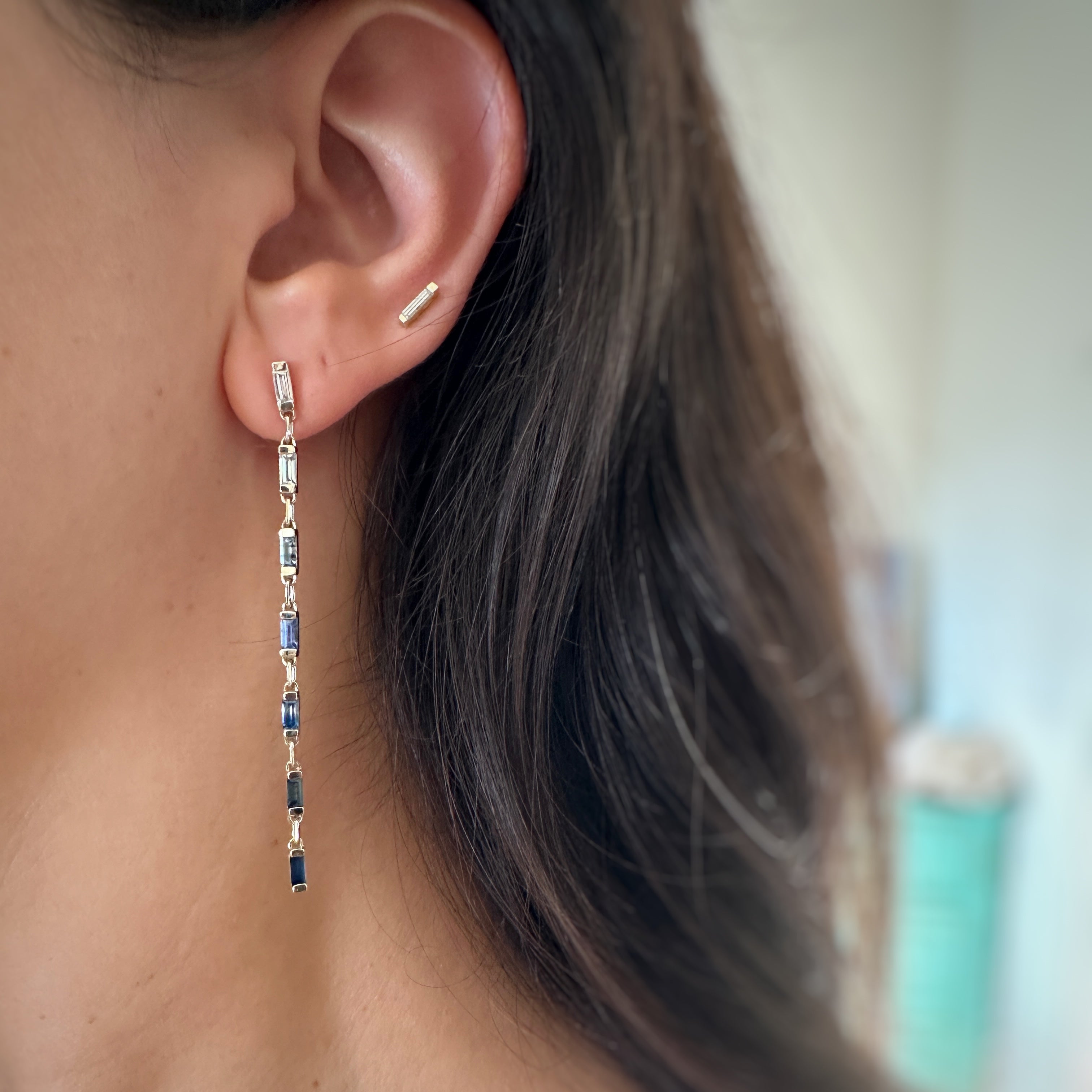 Tie Dye Drop Earrings