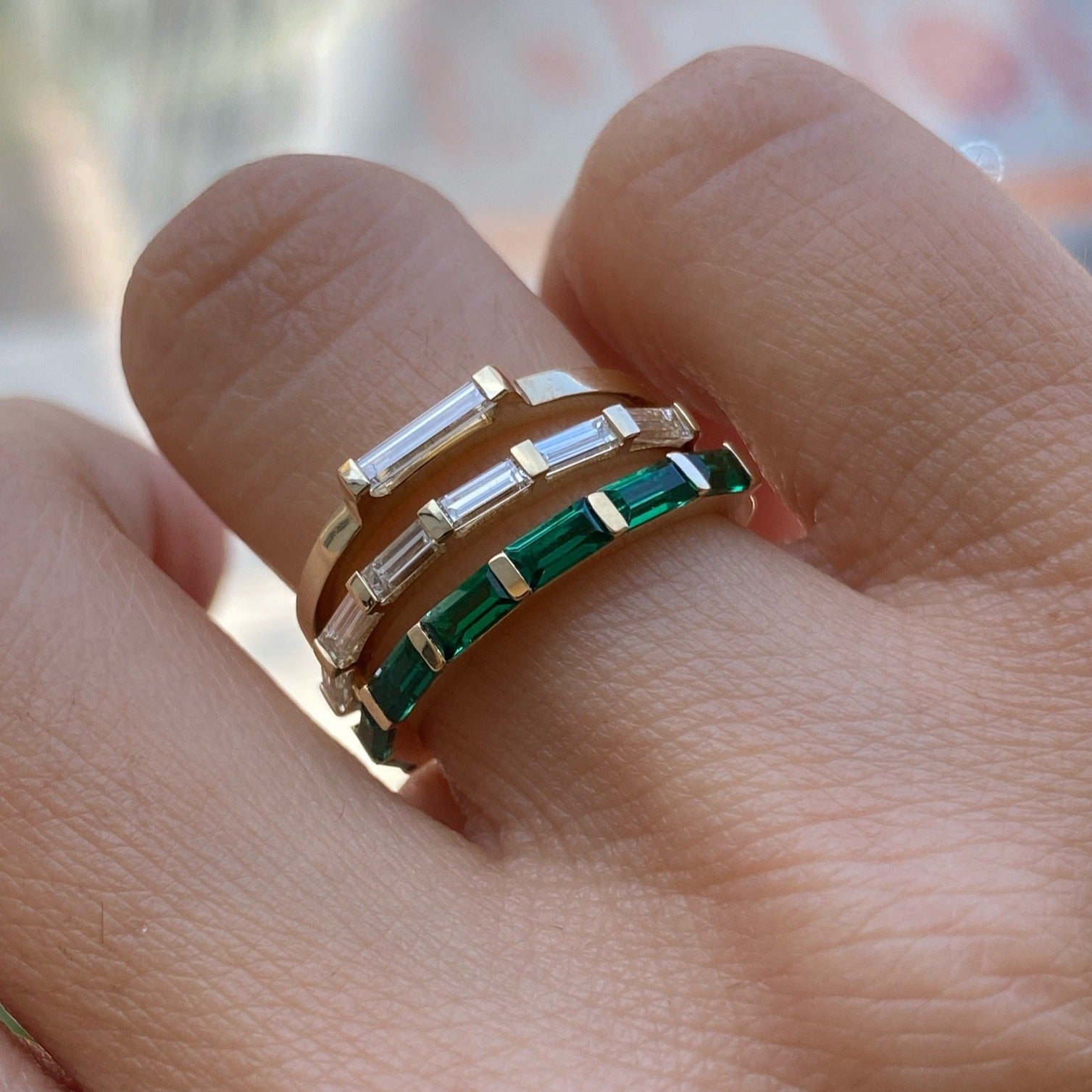 Green Emeralds Band