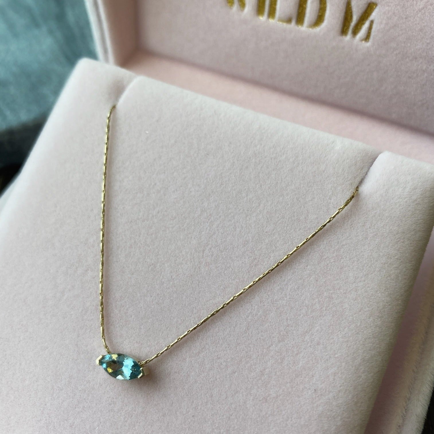 Gold Thread Aqua Marquise | 0.50 CT